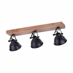 Lampes Industrielles-Luminaires Leuchten Direkt Applique murale / Plafonnier Leuchten Direkt Noir, 3 lumières