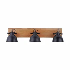 Lampes Industrielles-Luminaires Leuchten Direkt Applique murale / Plafonnier Leuchten Direkt Noir, 3 lumières