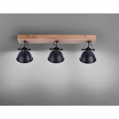 Lampes Industrielles-Luminaires Leuchten Direkt Applique murale / Plafonnier Leuchten Direkt Noir, 3 lumières