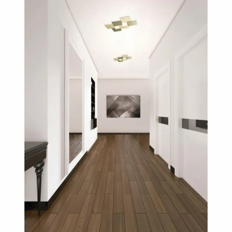 Luminaires Grossmann Applique murale / Plafonnier Grossmann CREO LED Laiton, 2 lumières* Éclairage Led