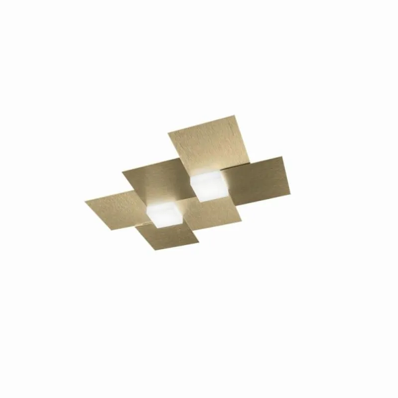 Luminaires Grossmann Applique murale / Plafonnier Grossmann CREO LED Laiton, 2 lumières* Éclairage Led