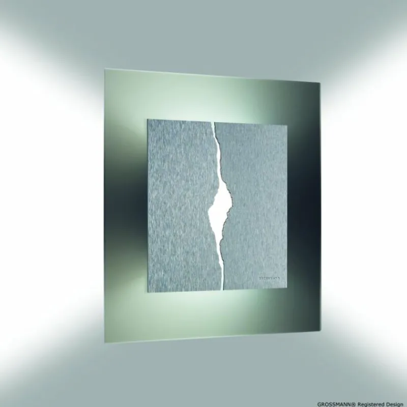 Luminaires Grossmann Applique murale / Plafonnier Grossmann CANYON LED Aluminium, 2 lumières* Éclairage Led