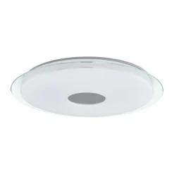 Luminaires Eglo Applique murale / Plafonnier Eglo LANCIANO-C LED Transparent, Blanc, 1 lumière