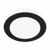 Luminaires Eglo Applique murale / Plafonnier Eglo LED CARPI Noir, Blanc, 1 lumière* Appliques