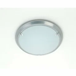 Luminaires Brilliant Applique murale / Plafonnier Brilliant Livorno Titane, 1 lumière