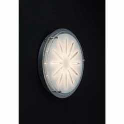 Luminaires Brilliant Applique murale / Plafonnier Brilliant Cathleen LED Chrome, 1 lumière