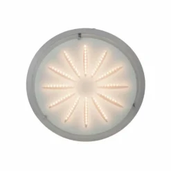 Luminaires Brilliant Applique murale / Plafonnier Brilliant Cathleen LED Chrome, 1 lumière