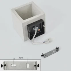 hofstein Applique murale Polcura Blanc, 1 lumière* Appliques