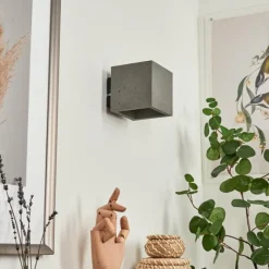 hofstein Applique murale Polcura Gris, 1 lumière