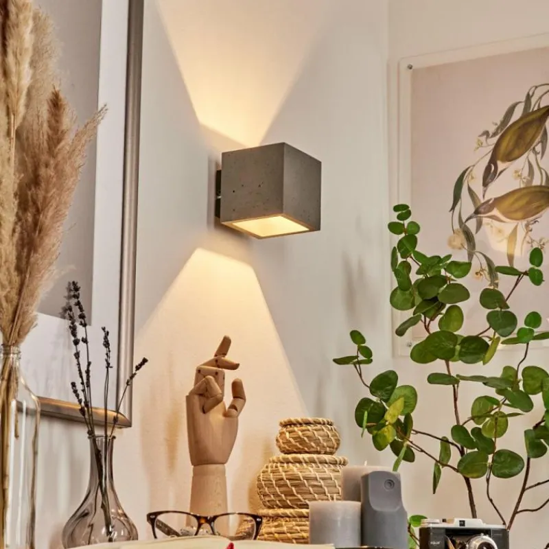 hofstein Applique murale Polcura Gris, 1 lumière