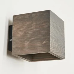 hofstein Applique murale Polcura Brun, Gris, 1 lumière