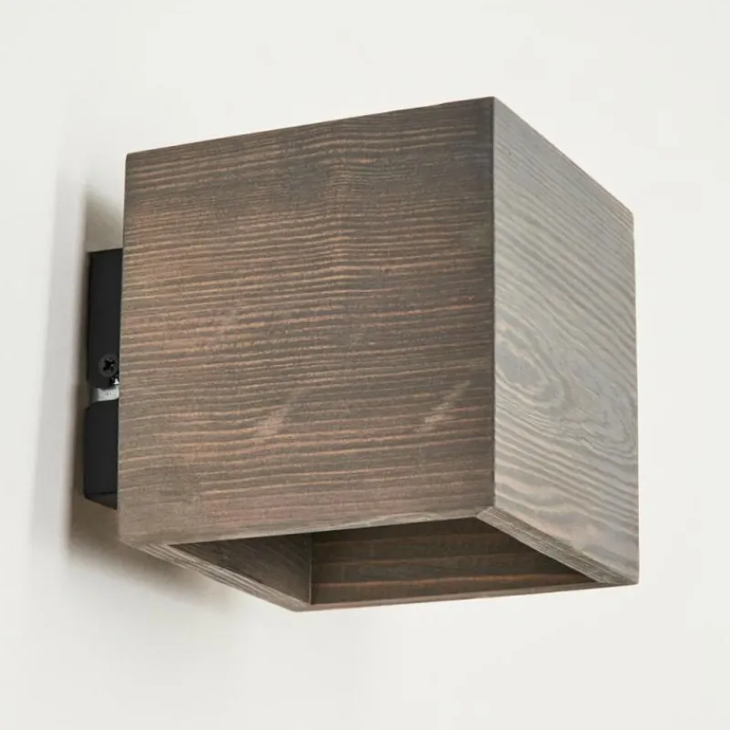 hofstein Applique murale Polcura Brun, Gris, 1 lumière