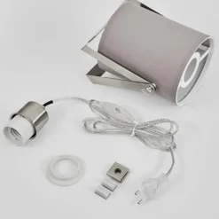 Lampes En Tissu-hofstein Applique murale Puelches Nickel mat, 1 lumière