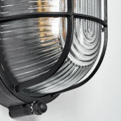 hofstein Applique murale Quintay Noir, 1 lumière