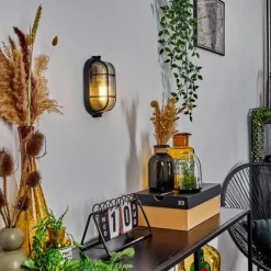 hofstein Applique murale Quintay Noir, 1 lumière