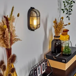 hofstein Applique murale Quintay Noir, 1 lumière