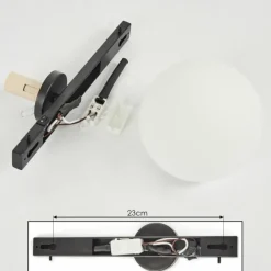 hofstein Applique murale Rascoupet Blanc, 1 lumière