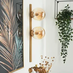 hofstein Applique murale Rascoupet Or, 2 lumières