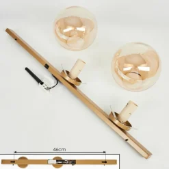 hofstein Applique murale Rascoupet Or, 2 lumières