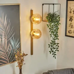 hofstein Applique murale Rascoupet Or, 2 lumières