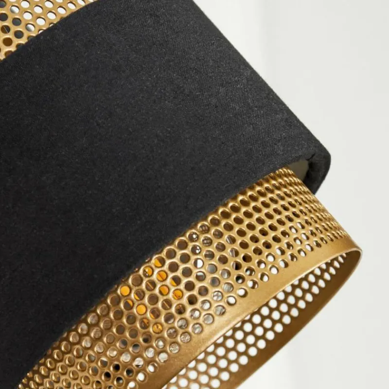 Lampes En Tissu-hofstein Applique murale Regueira Noir, 1 lumière