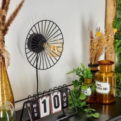 Lampes Industrielles-hofstein Applique murale Rossedalen Noir, 1 lumière