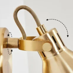 hofstein Applique murale Salinas LED Laiton, 1 lumière