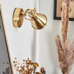 hofstein Applique murale Salinas LED Laiton, 1 lumière