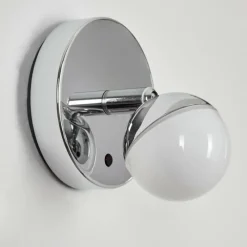 hofstein Applique murale Sanchequias LED Chrome, 1 lumière, Télécommandes, Changeur de couleurs