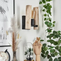 Luminaires Scandinaves-hofstein Applique murale Sande Écru, Noir, 1 lumière