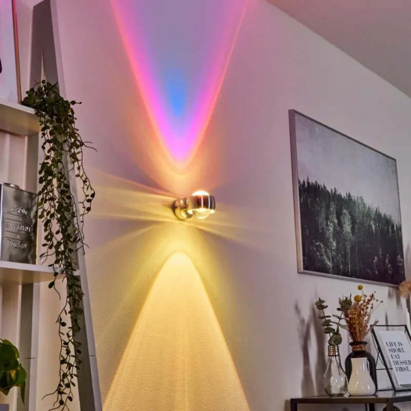 hofstein Applique murale Sapri Argenté, 1 lumière