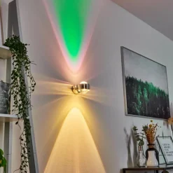 hofstein Applique murale Sapri Argenté, 1 lumière