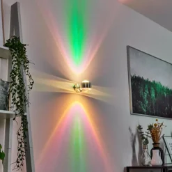 hofstein Applique murale Sapri Argenté, 1 lumière