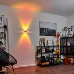 hofstein Applique murale Sapri Argenté, 1 lumière