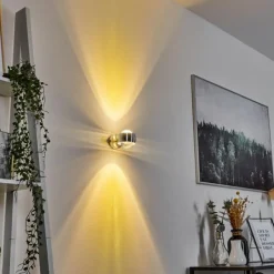 hofstein Applique murale Sapri Argenté, 1 lumière