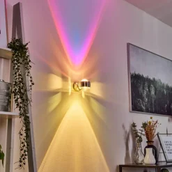 hofstein Applique murale Sapri Argenté, 1 lumière