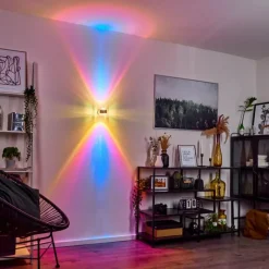 hofstein Applique murale Sapri Argenté, 1 lumière