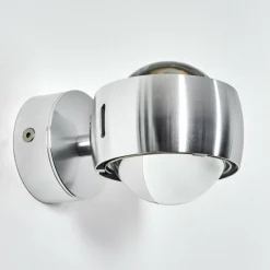 hofstein Applique murale Sapri Argenté, 1 lumière