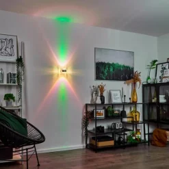 hofstein Applique murale Sapri Argenté, 1 lumière