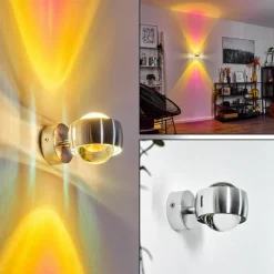 hofstein Applique murale Sapri Argenté, 1 lumière