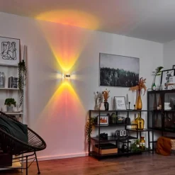 hofstein Applique murale Sapri Argenté, 1 lumière