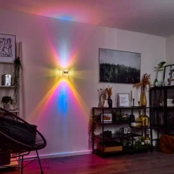 hofstein Applique murale Sapri Argenté, 1 lumière