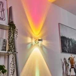 hofstein Applique murale Sapri Argenté, 1 lumière