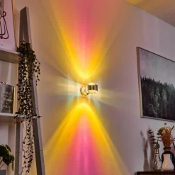 hofstein Applique murale Sapri Argenté, 1 lumière