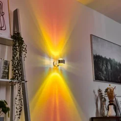 hofstein Applique murale Sapri Argenté, 1 lumière