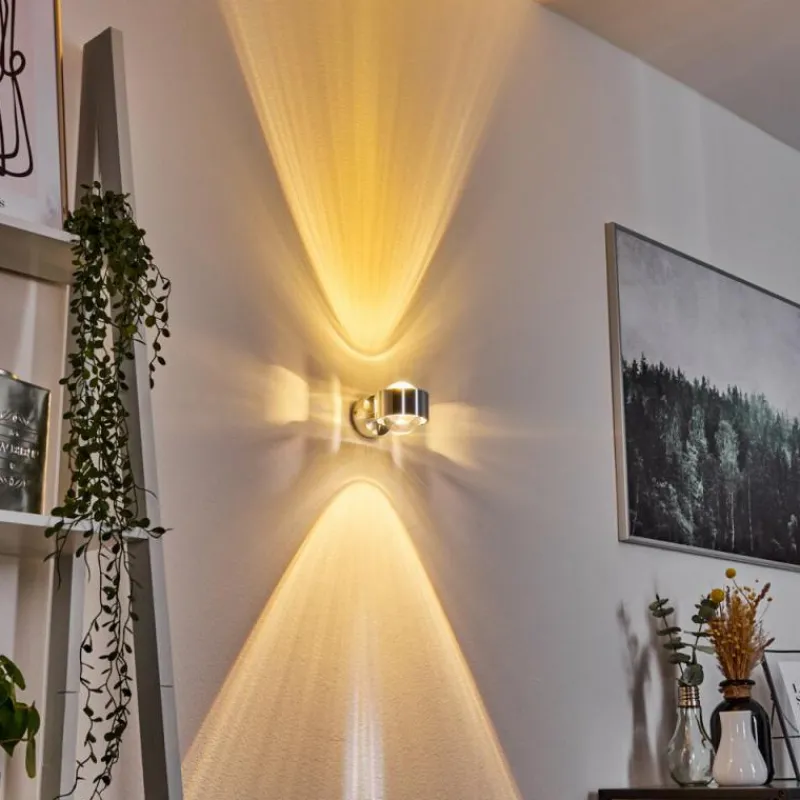 hofstein Applique murale Sapri Argenté, 1 lumière