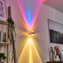 hofstein Applique murale Sapri Argenté, 1 lumière