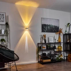 hofstein Applique murale Sapri Argenté, 1 lumière