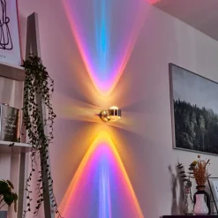 hofstein Applique murale Sapri Argenté, 1 lumière