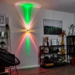 hofstein Applique murale Sapri Argenté, 1 lumière